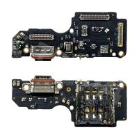 Шлейф для Realme C85 Pro (RMX5555) плата системный разъем/разъем SIM/микрофон - Премиум