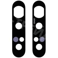 Стекло камеры для Samsung Galaxy A80 (A805F) Черный