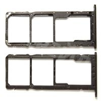 Держатель SIM для Huawei Honor 8A/8A Pro/8A Prime (JAT-LX1/JAT-L41) Черный