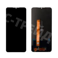 Дисплей для Realme C25s (RMX3195) в сборе с тачскрином Черный - Оптима