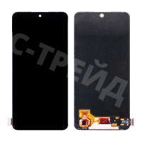 Дисплей для Xiaomi Poco X5 5G/Redmi Note 12 4G/5G (22111317PG/22111317I/23021RAA2Y) в сборе с тачскрином Черный - (OLED)