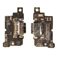 Шлейф для Xiaomi Poco F3/Mi 11i (M2012K11AG/M2012K11G) плата системный разъем/микрофон