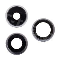 Стекло камеры для iPhone 15 Pro (комплект 3 шт.) Белый