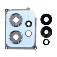 Стекло камеры для Xiaomi Redmi Note 12 4G (23021RAA2Y) в сборе с рамкой Голубой