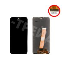 Дисплей для Samsung Galaxy A01/M01 (A015F/M015F) в сборе с тачскрином Черный (Широкий коннектор) - Оптима