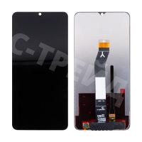 Дисплей для Xiaomi Redmi A3/Poco C61 (23129RN51X) в сборе с тачскрином Черный - Оптима