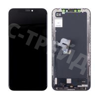 Дисплей для iPhone X в сборе с тачскрином Черный GX