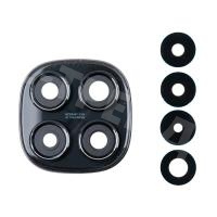 Стекло камеры для Xiaomi Redmi Note 14 Pro 5G (24090RA29G) в сборе с рамкой Черный