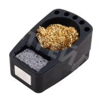 Очиститель жал паяльника 3 в1 (щетка, губка, латунная стружка)