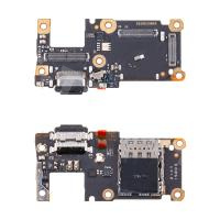 Шлейф для Xiaomi 11T/11T Pro (21081111RG/2107113SG) плата системный разъем/разъем SIM/микрофон - Премиум