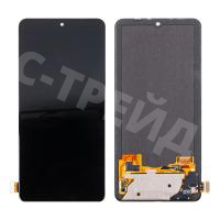 Дисплей для Xiaomi Poco F4 (22021211RG) в сборе с тачскрином Черный - OR