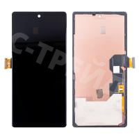 Дисплей для Google Pixel 6a (GX7AS/GB62Z/G1AZG/GB17L) в сборе с тачскрином Черный - (OLED)