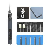 Полировальная ручка гравер MaAnt D1 (беспроводная, 7 насадок, 1300 mAh)