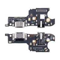 Шлейф для Realme C25/C25s (RMX3191/RMX3195) плата системный разъем/разъем гарнитуры/микрофон - Премиум