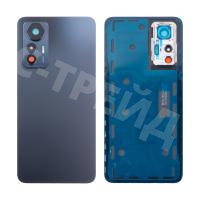 Задняя крышка для Xiaomi 12 Lite (2203129G) Черный - Премиум