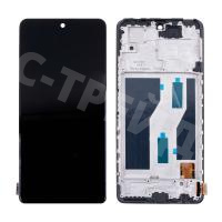 Дисплей для Xiaomi Redmi Note 10 Pro 4G (M2101K6G) модуль с рамкой Черный - (OLED)