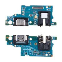 Шлейф для Realme C63 4G (RMX3939) плата системный разъем/разъем гарнитуры/микрофон - Премиум