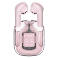 Беспроводные наушники Bluetooth Acefast T6 (TWS, вакуумные, с дисплеем, ENC шумоподавление) Розовый