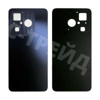 Задняя крышка для Infinix Hot 40i (X6528B) Черный - Премиум