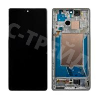 Дисплей для Infinix GT 20 Pro (X6871) модуль с рамкой Серебро - OR