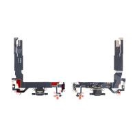 Шлейф для iPhone 17 (A3520) на системный разъем/микрофон Черный - Премиум