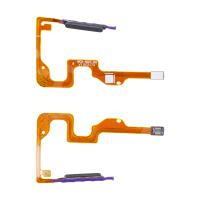 Шлейф для Huawei Honor X6 (VNE-LX1) сканер отпечатка пальцев Черный