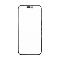 Стекло для переклейки iPhone 14 Pro (A2891) с OCA пленкой Черный - OR (Feaglet)