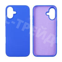 Чехол-накладка Soft Touch для iPhone 16 Plus Синий