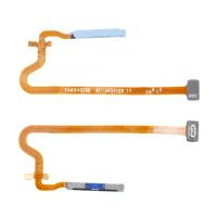 Шлейф для Realme C51/Note 50 (RMX3830/RMX3834) сканер отпечатка пальцев Голубой