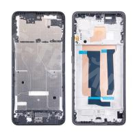 Рамка дисплея для Tecno Spark Go 2 (KM4) Черный (возможен дефект ЛКП)