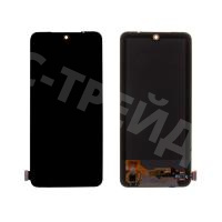 Дисплей для Xiaomi Redmi Note 10/10S/Poco M5s (M2101K7AG/M2101K7BNY/M2102K7AG/2207117BPG) в сборе с тачскрином Черный - (OLED)