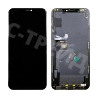 Дисплей для iPhone 11 Pro Max (A2218) в сборе с тачскрином Черный - DD (Hard OLED, Full HD) (площадка под IC)