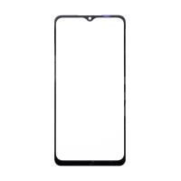 Стекло для переклейки Samsung Galaxy M12 (M127F) в сборе с OCA пленкой Черный - OR (Mitsubishi)