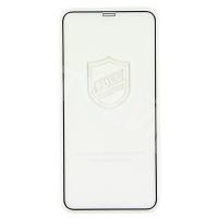 Защитное стекло "Тонкое" для iPhone Xs Max/11 Pro Max Черный (Полное покрытие 0,25 мм)