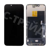 Дисплей для iPhone 13 Pro (A2640) в сборе с тачскрином Черный - JCID (Soft OLED, Full HD, 120 Гц) (с верификацией = с привязкой без ошибки)