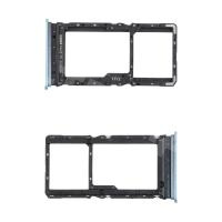 Держатель SIM для Xiaomi Poco M7 4G/Redmi 15 4G (25062PC34G/25062RN2DY) Голубой