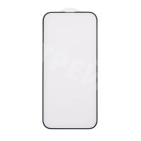 Защитное стекло "Матовое" для iPhone 14 Pro Черный (Закалённое, полное покрытие)