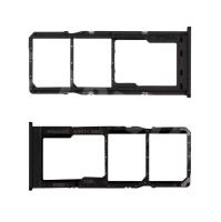 Держатель SIM для Samsung Galaxy A02 (A022G) Черный