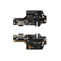 Шлейф для Xiaomi Redmi Note 8T (M1908C3XG) плата системный разъем/разъем гарнитуры/микрофон - Премиум