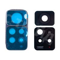 Стекло камеры для Xiaomi Redmi Note 11 Pro 5G (2201116SG) в сборе с рамкой Черный