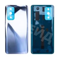 Задняя крышка для Xiaomi Mi 10T/10T Pro (M2007J3SY/M2007J3SG) Серебро - Премиум