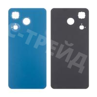 Задняя крышка для Tecno Spark 10 4G (KI5q) Синий