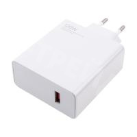Сетевое зарядное устройство USB для Xiaomi Turbo Charger (120W, QC3.0) (тех.упак.) Белый