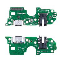 Шлейф для OPPO A57s (CPH2385) плата на системный разъем/разъем гарнитуры/микрофон