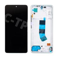 Дисплей для Xiaomi Redmi Note 13 4G (23129RAA4G/23124RA7EO/23129RA5FL) модуль с рамкой Зеленый - (OLED)