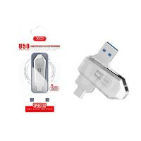 USB-флеш (USB 3.0 + Type-C) 64GB XO U50 Серебро
