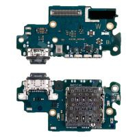 Шлейф для Samsung Galaxy A53 5G (A536B) плата системный разъем/разъем SIM/микрофон