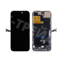 Дисплей для iPhone 14 Pro (A2891) в сборе с тачскрином Черный - (Hard OLED) Стандарт (площадка под IC)
