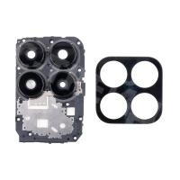 Стекло камеры для Huawei Honor X8a 4G (CRT-LX1) в сборе с рамкой Черный