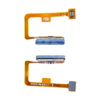 Шлейф для Xiaomi Mi 11 Lite 4G/5G (M2101K9AG/M2101K9G) сканер отпечатка пальцев Голубой